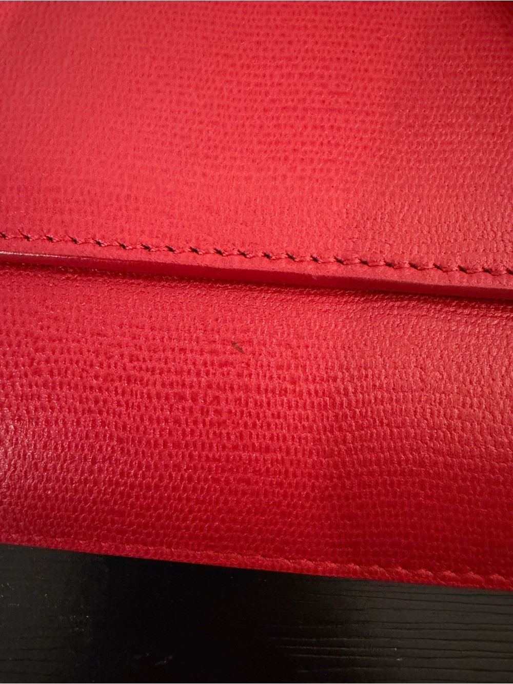 Yves Saint Laurent Leather Clutch in Red - Picture 14 of 15